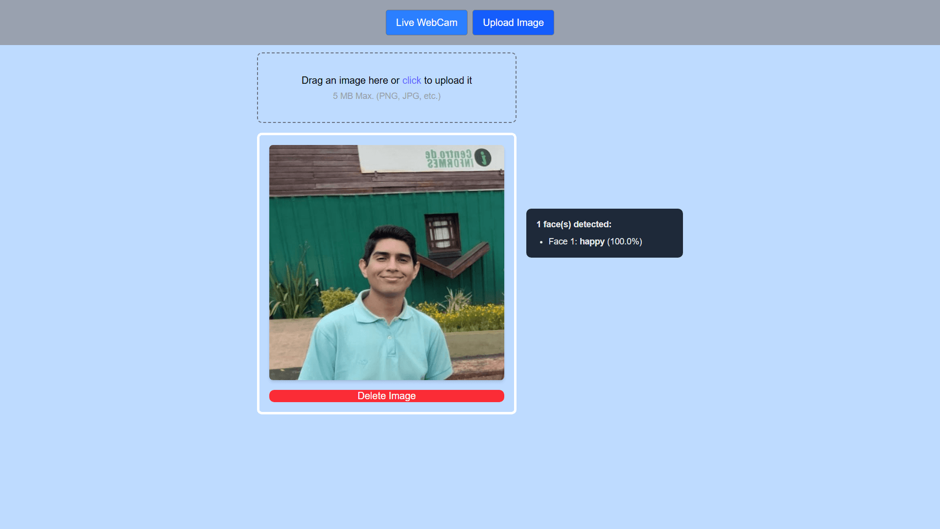 FaceRec Upload Image