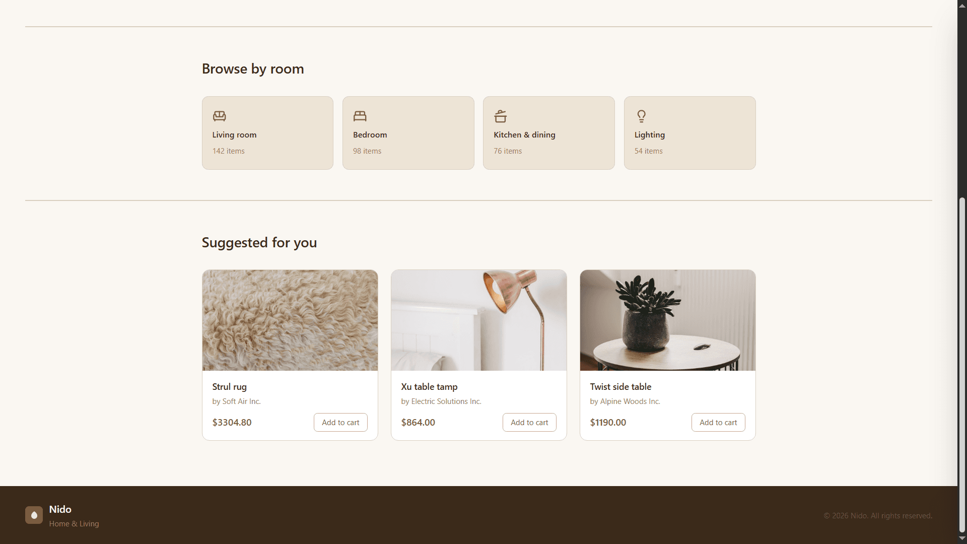 Nido Suggested Products